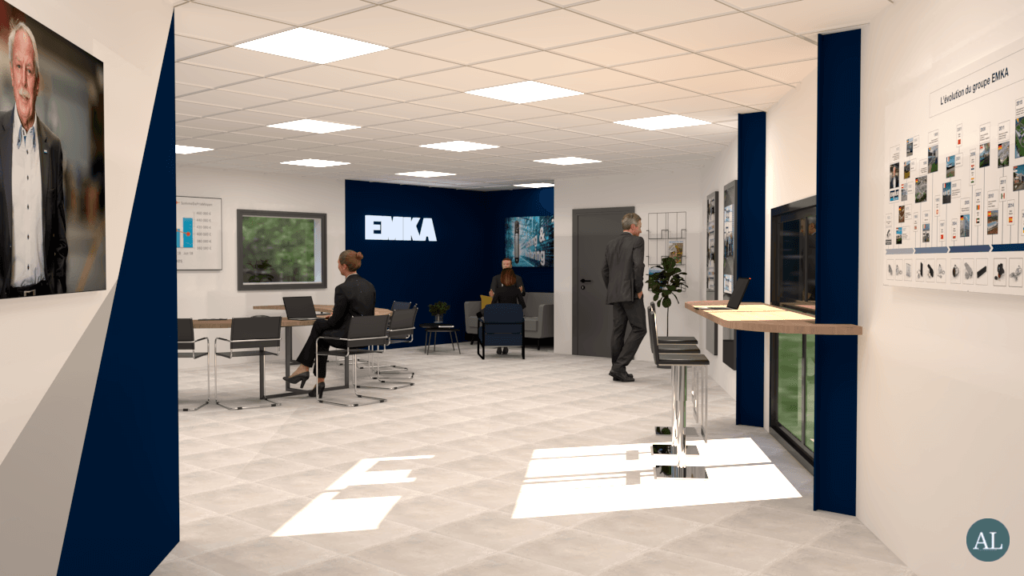 3D rénovation complète bureaux professionnels