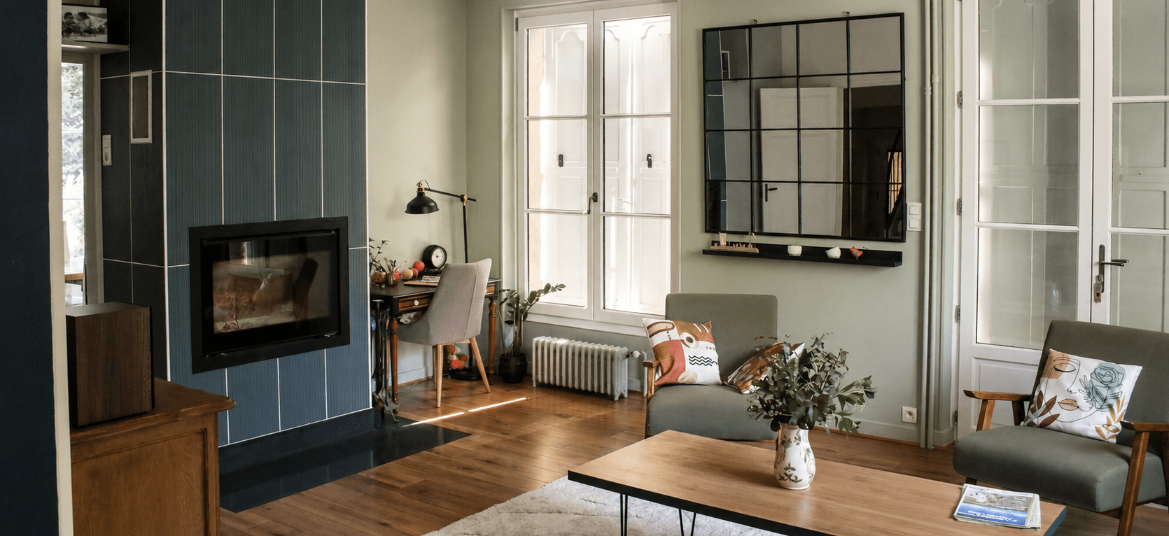 decoration salon cheminee blois